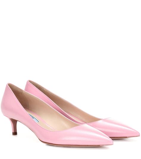 prada slippers pink|prada kitten heel mules.